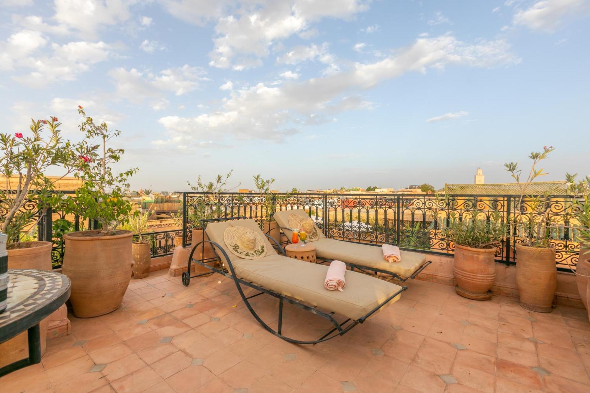 Riad Les Trois Palmiers El Bacha Marrakesh Esterno foto