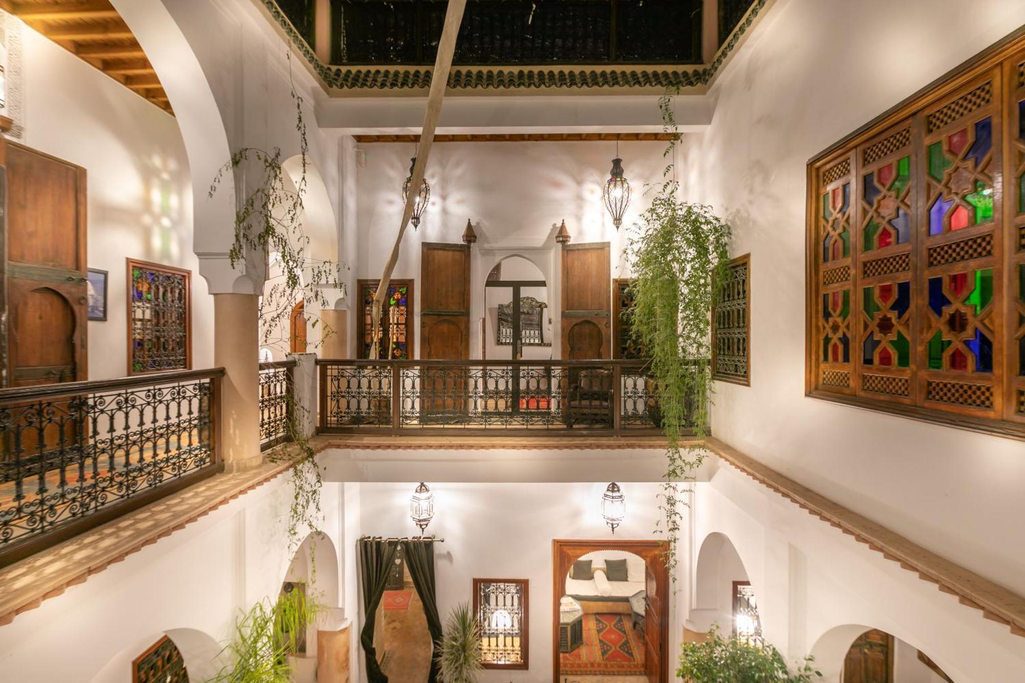Riad Les Trois Palmiers El Bacha Marrakesh Esterno foto