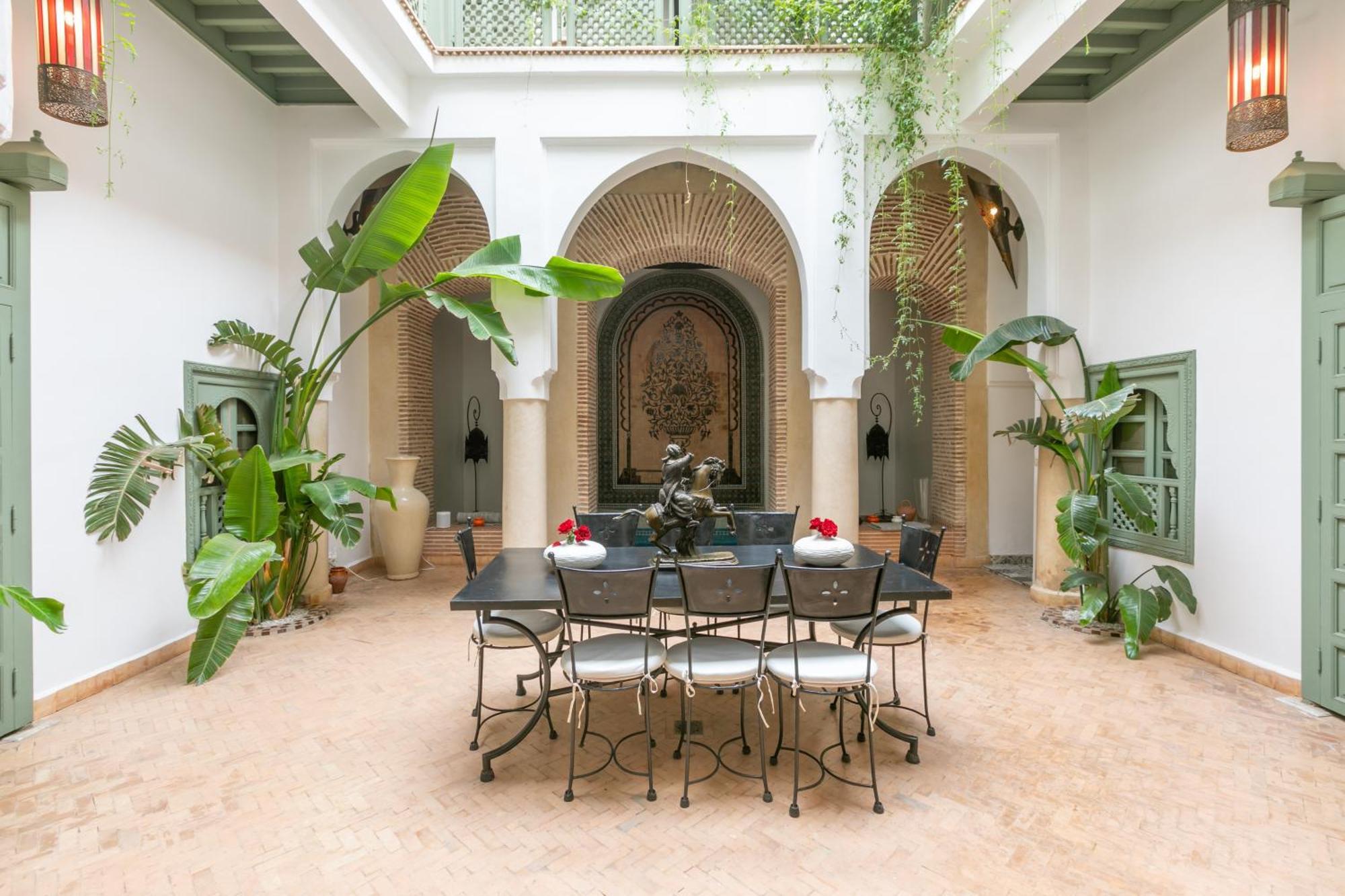 Riad Les Trois Palmiers El Bacha Marrakesh Esterno foto