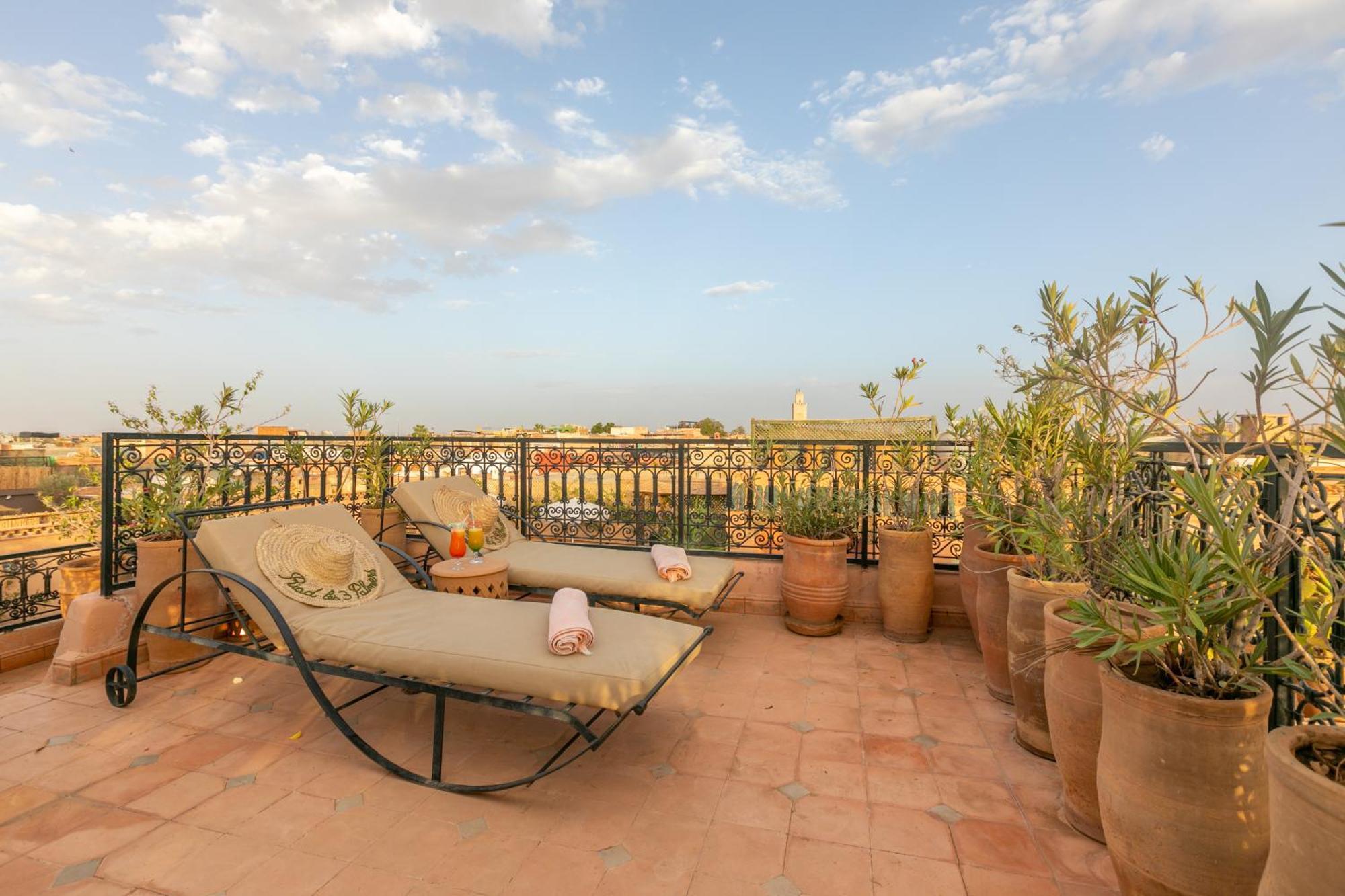Riad Les Trois Palmiers El Bacha Marrakesh Esterno foto