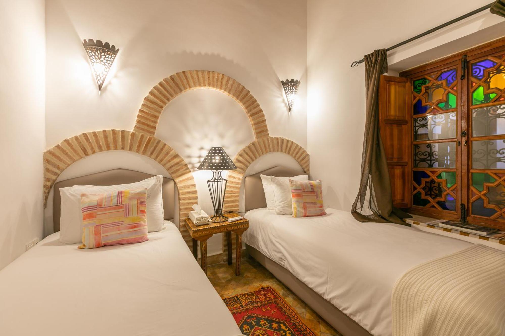 Riad Les Trois Palmiers El Bacha Marrakesh Esterno foto