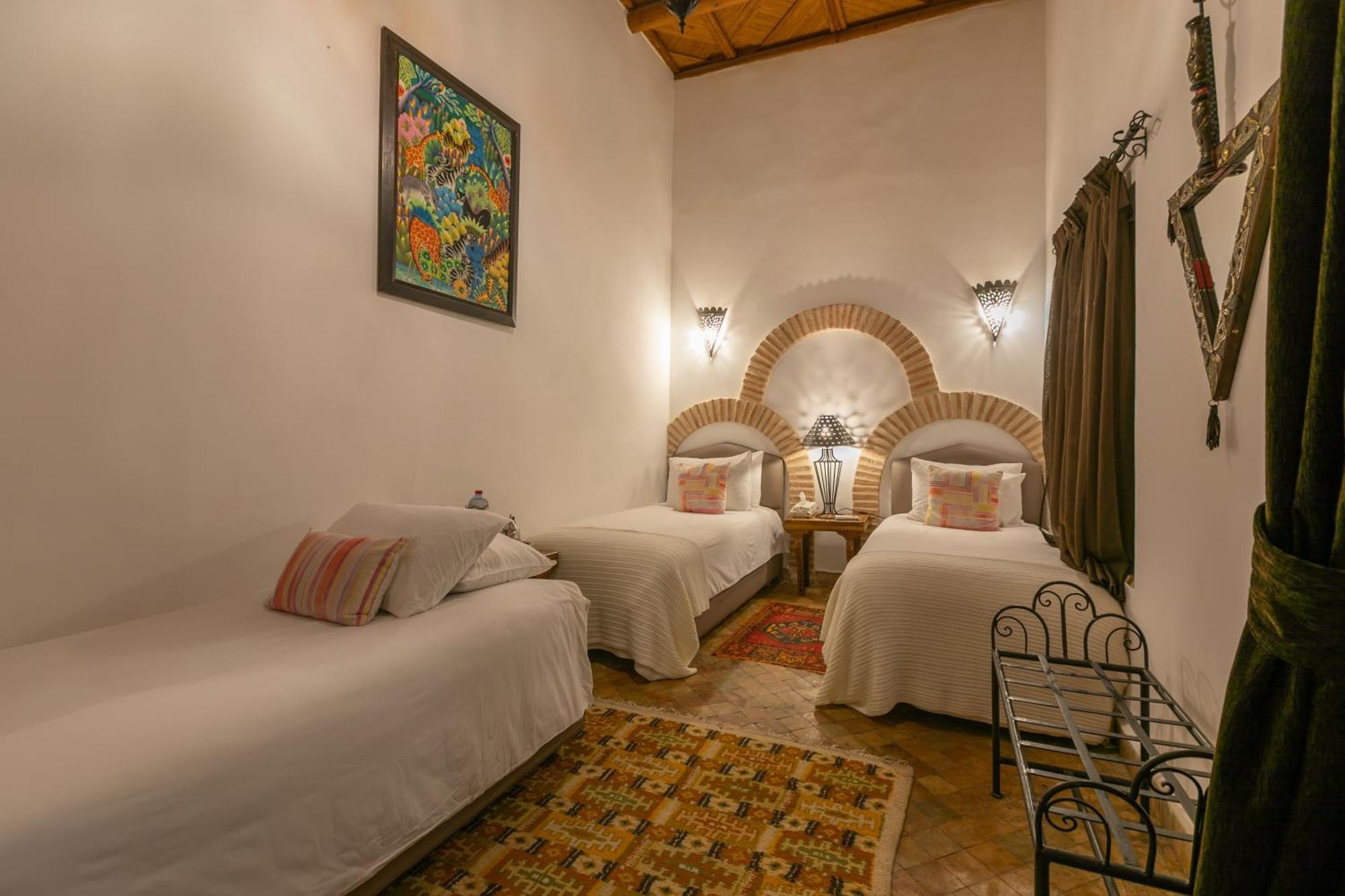 Riad Les Trois Palmiers El Bacha Marrakesh Esterno foto