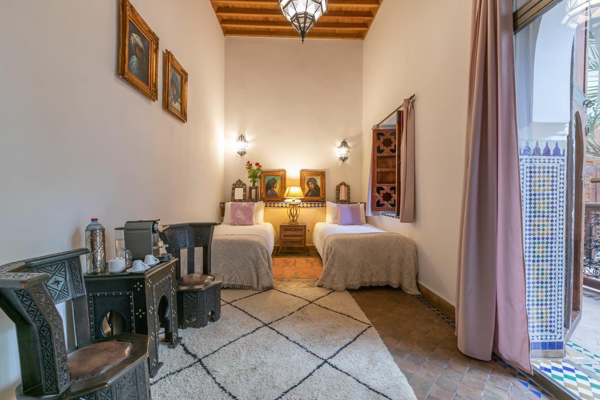 Riad Les Trois Palmiers El Bacha Marrakesh Esterno foto