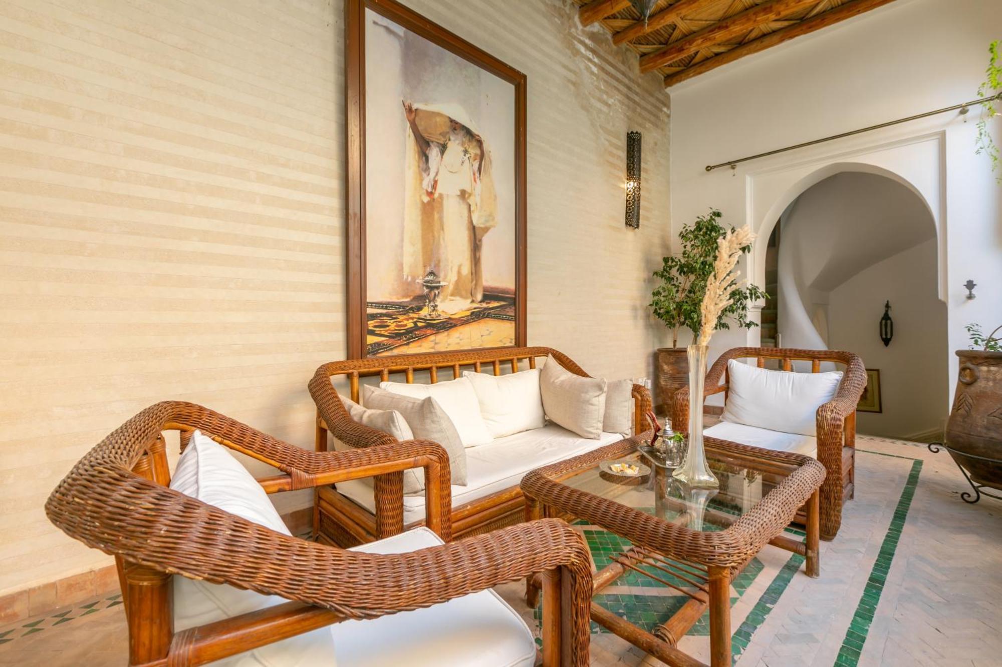 Riad Les Trois Palmiers El Bacha Marrakesh Esterno foto