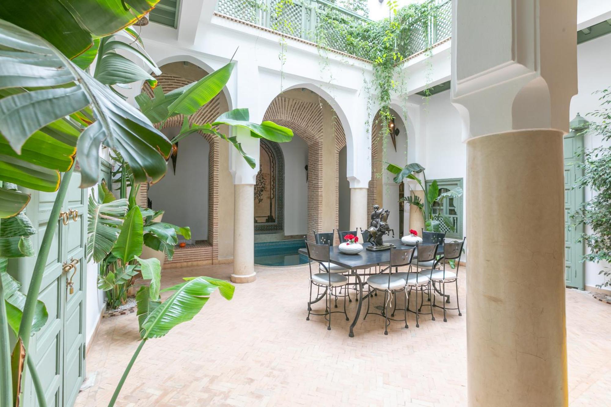 Riad Les Trois Palmiers El Bacha Marrakesh Esterno foto