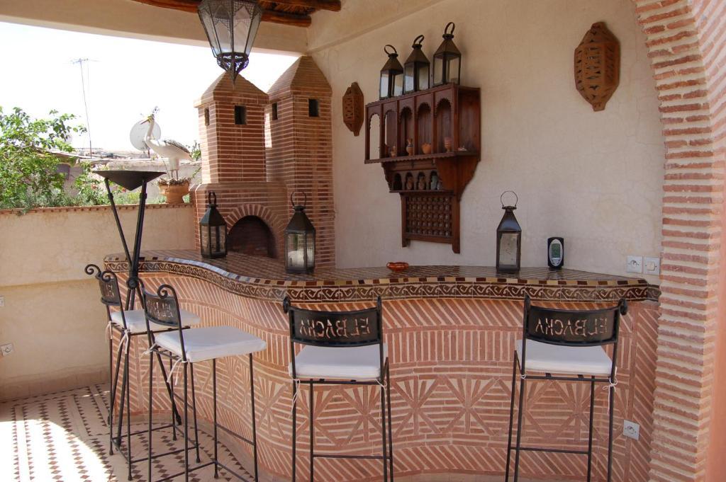 Riad Les Trois Palmiers El Bacha Marrakesh Esterno foto